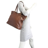 Prada Vitello Daino Expandable Shopper Tote mannequin