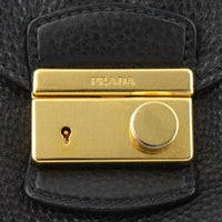 Prada Vitello Daino Flap Bag Lock