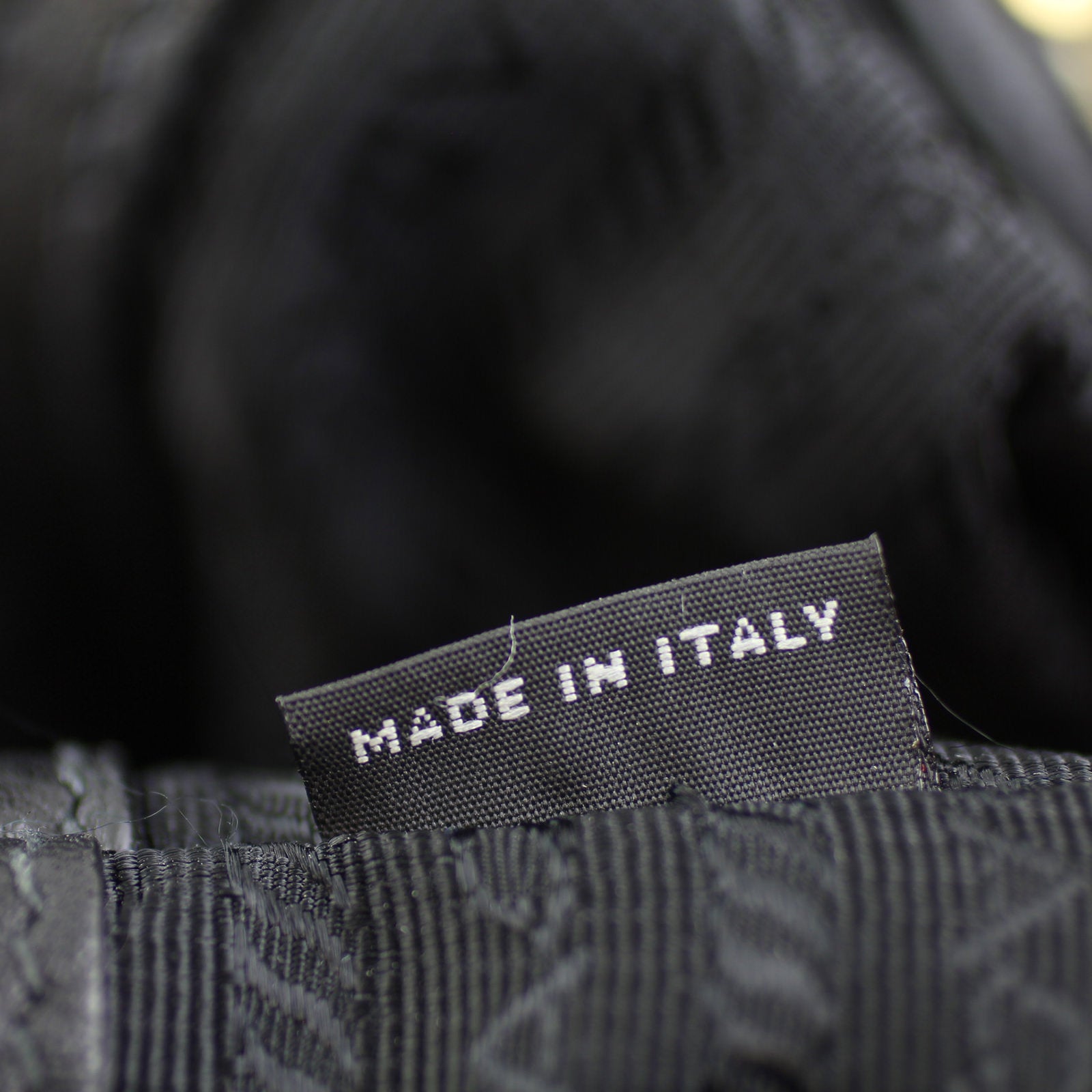 Prada Vitello Daino Hobo stamp