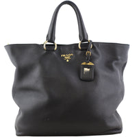 Prada Vitello Daino Large Shopping Tote Front