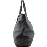 Prada Vitello Daino Large Shopping Tote Left