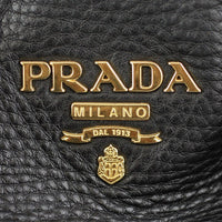 Prada Vitello Daino Large Shopping Tote Logo