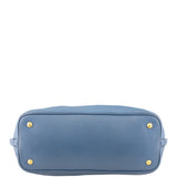 Prada Vitello Daino Large Expandable Shopper Tote Base