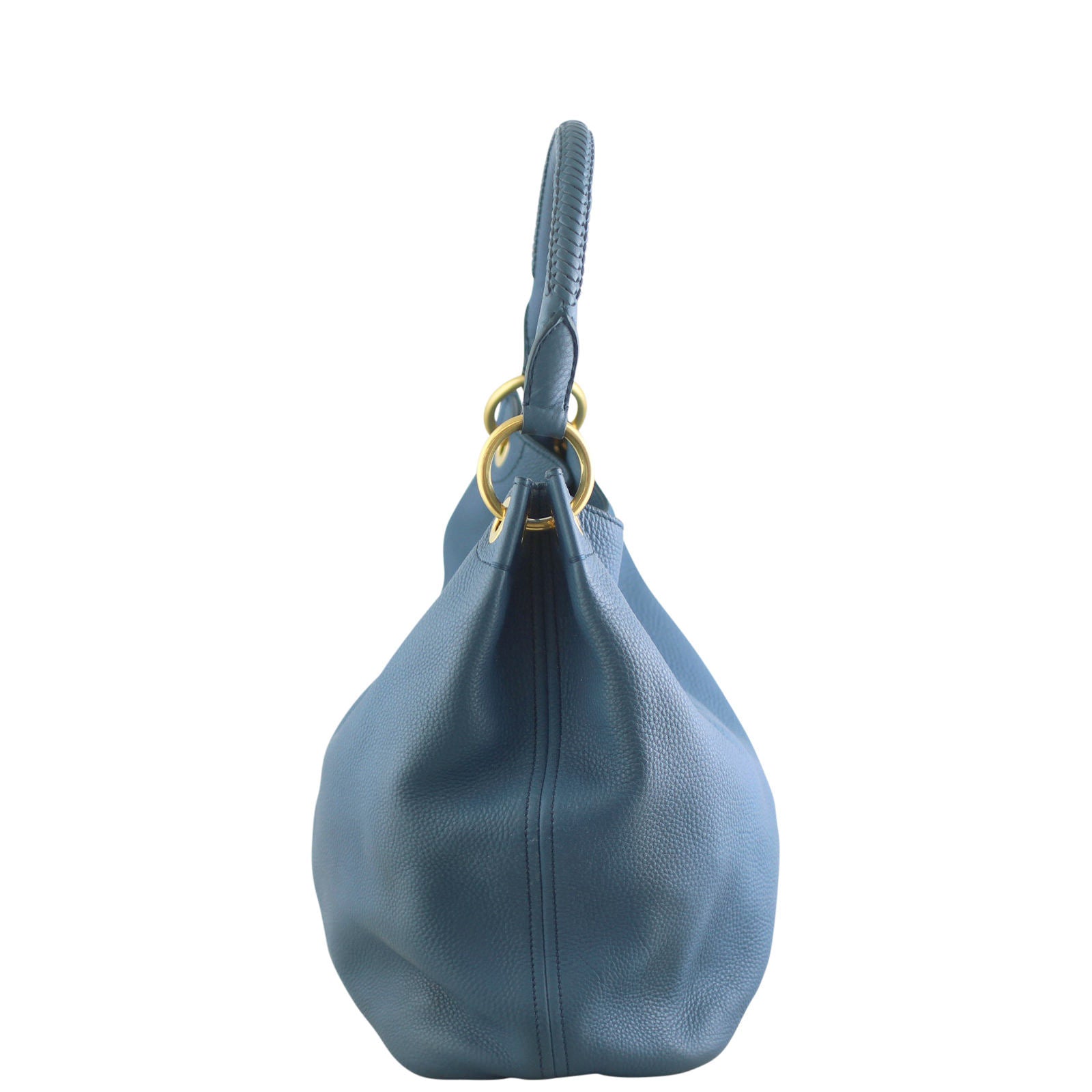 Prada Vitello Daino Sacca Hobo Bag Front