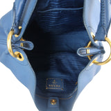 Prada Vitello Daino Sacca Hobo Bag Interior