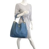 Prada Vitello Daino Sacca Hobo Bag Front