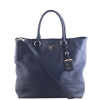 Prada Vitello Daino Shopping Large Tote Bag Front