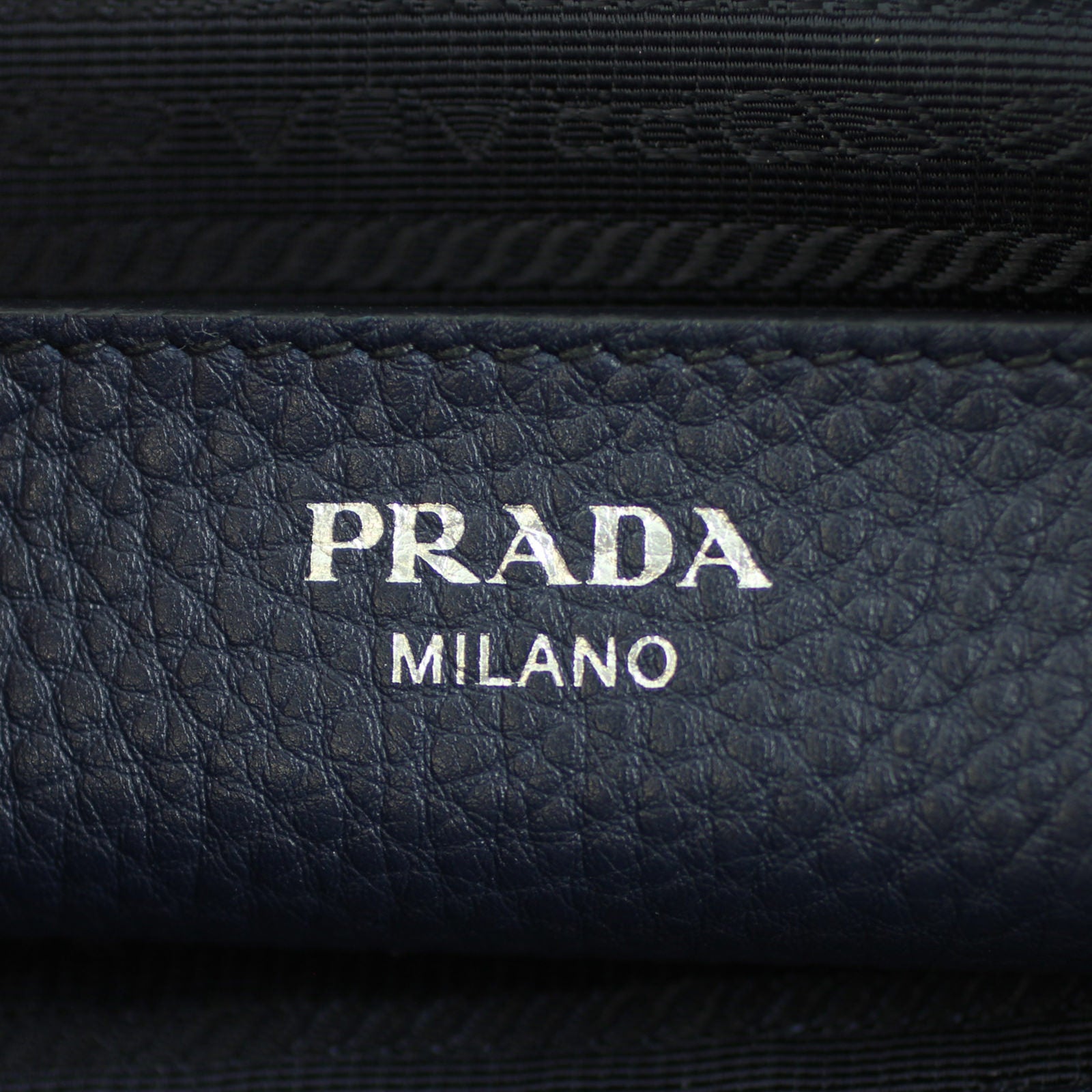 Prada Vitello Daino Shopping Large Tote Bag Stamp