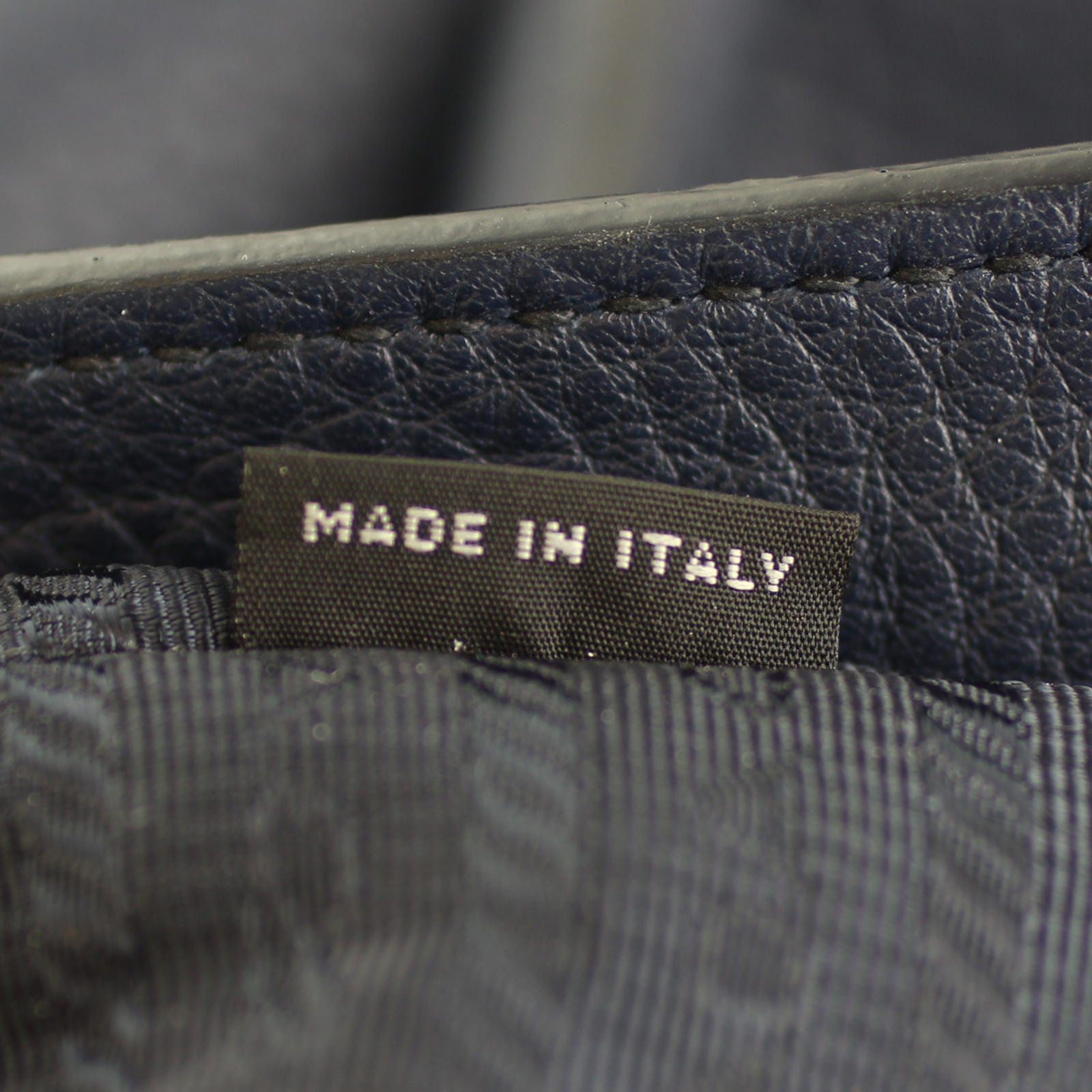 Prada Vitello Daino Shopping Large Tote Bag Stamp