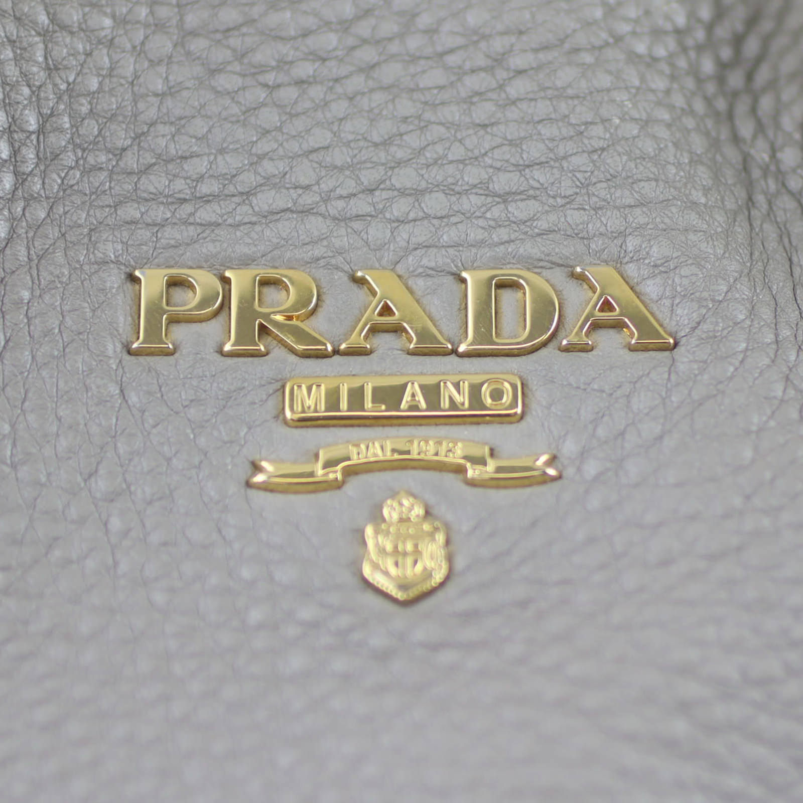 Prada Vitello Daino Large Shopping Tote Exterior