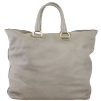 Prada Vitello Daino Large Shopping Tote Back