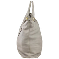 Prada Vitello Daino Large Shopping Tote Left
