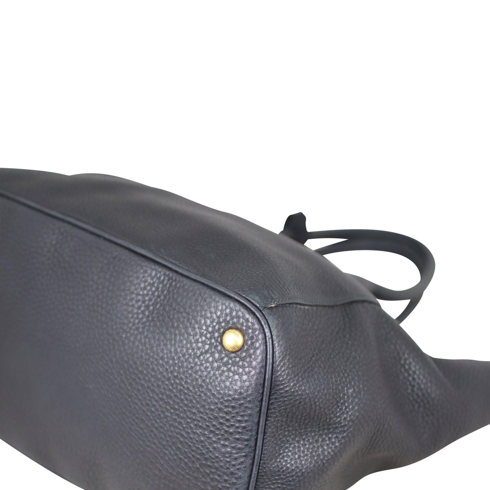 Prada Vitello Daino Shopping Tote Corner