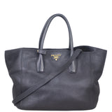 Prada Vitello Daino Shopping Tote Front