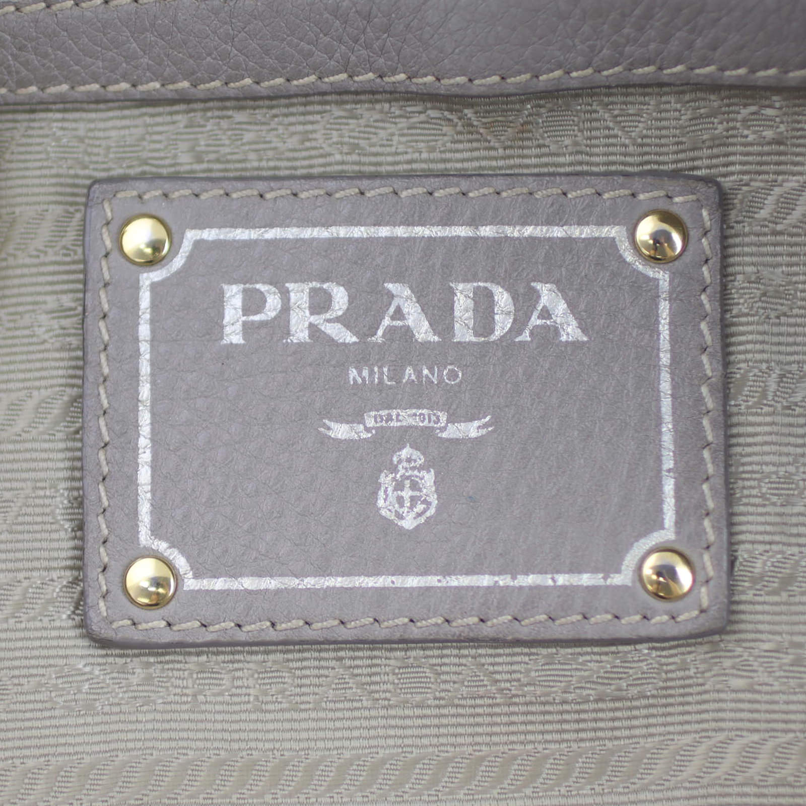 Prada Vitello Daino Large Shopping Tote Stamp