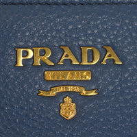 Prada Vitello Daino Side Pocket Tote Bag Exterior
