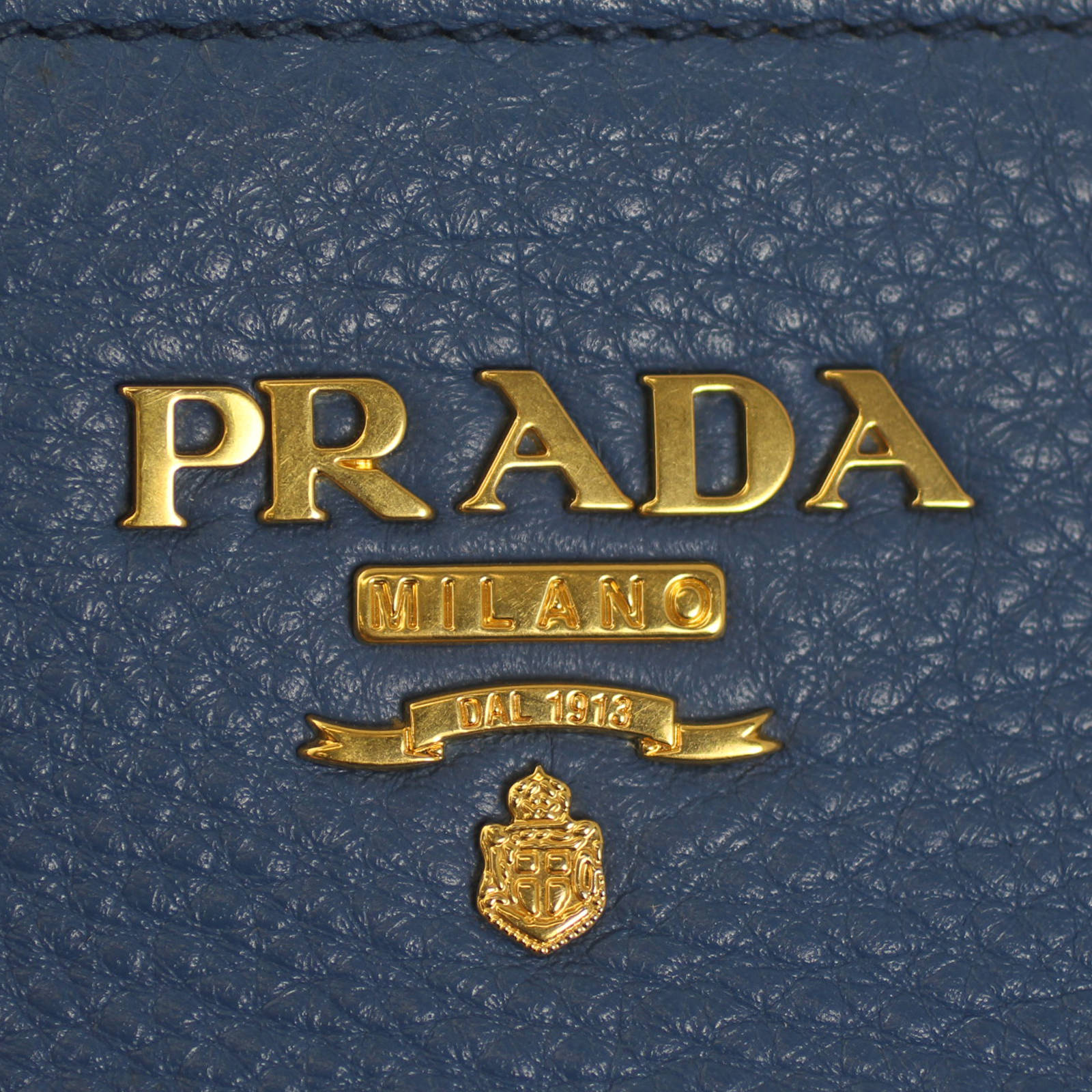 Prada Vitello Daino Side Pocket Tote Bag Exterior