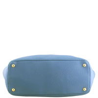 Prada Vitello Daino Side Pocket Tote Bag Base