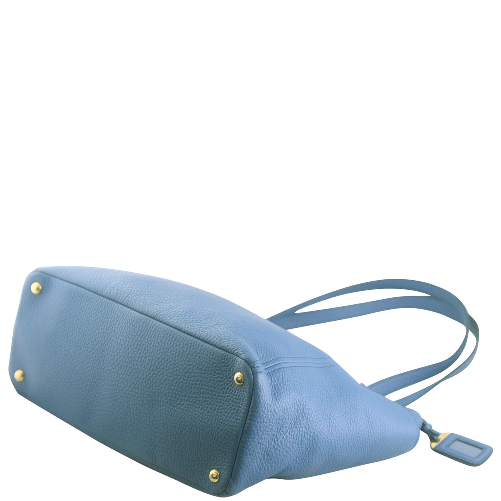 Prada Vitello Daino Side Pocket Tote Bag Corner