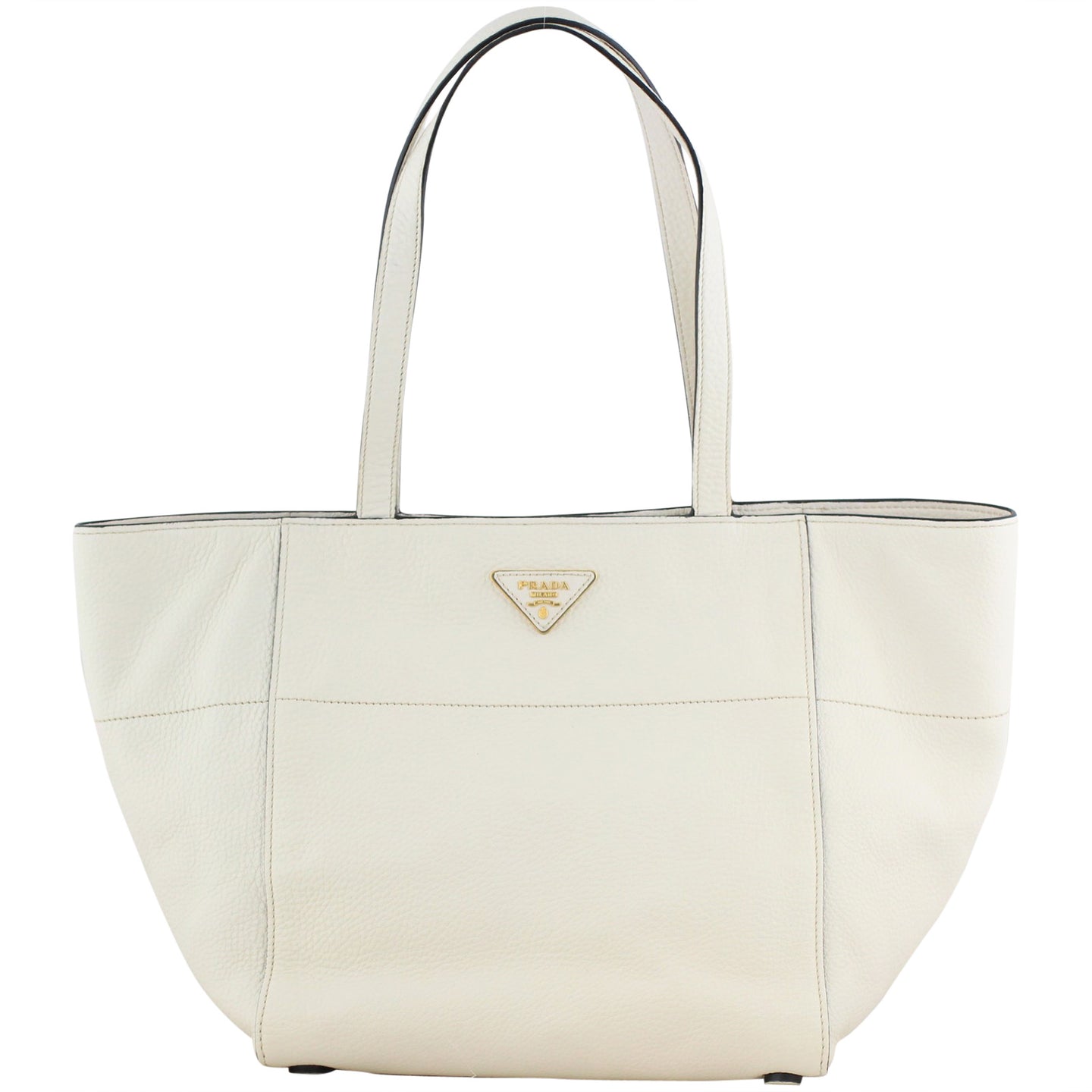 Prada Vitello Daino Tote Bag Front