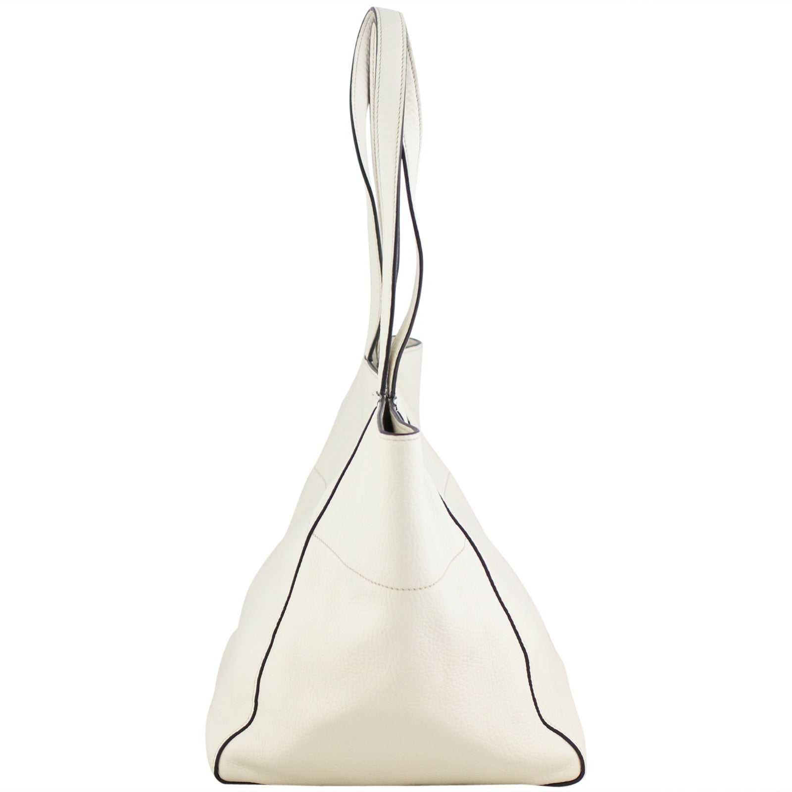 Prada Vitello Daino Tote Bag Right