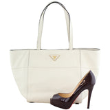 Prada Vitello Daino Tote Bag Scale