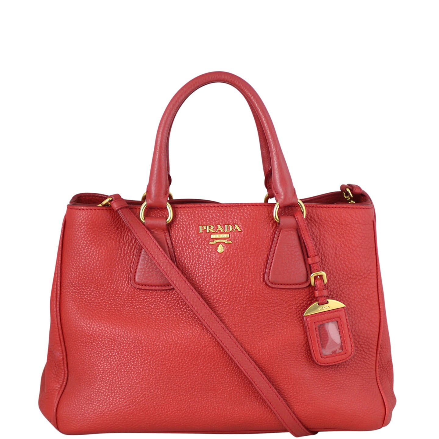 Prada Vitello Daino Tote Front