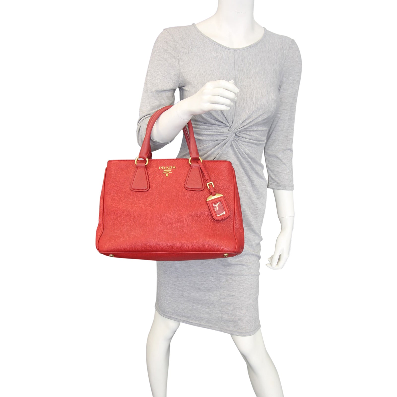 Prada Vitello Daino Tote Mannequin