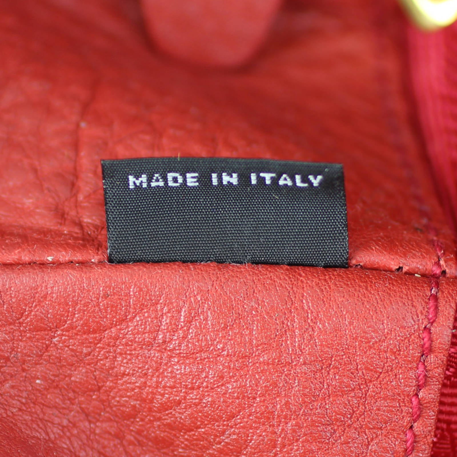 Prada Vitello Daino Tote Stamp