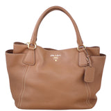 Prada Vitello Daino Twin Pocket Tote Front