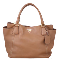 Prada Vitello Daino Twin Pocket Tote Front