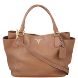 Prada Vitello Daino Twin Pocket Tote Front
