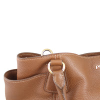 Prada Vitello Daino Twin Pocket Tote Corner