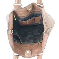 Prada Vitello Daino Two Way Shopping Tote Whole interior