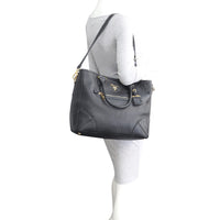 Prada Vitello Daino Zip Tote Bag Mannequin