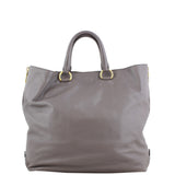 Prada Vitello Morbido Large Expandable Shopper Tote Back