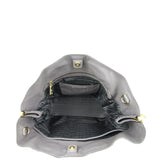 Prada Vitello Morbido Large Expandable Shopper Tote Interior