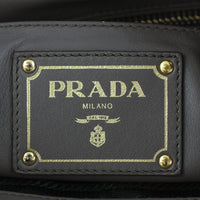 Prada Vitello Morbido Large Expandable Shopper Tote Stamp