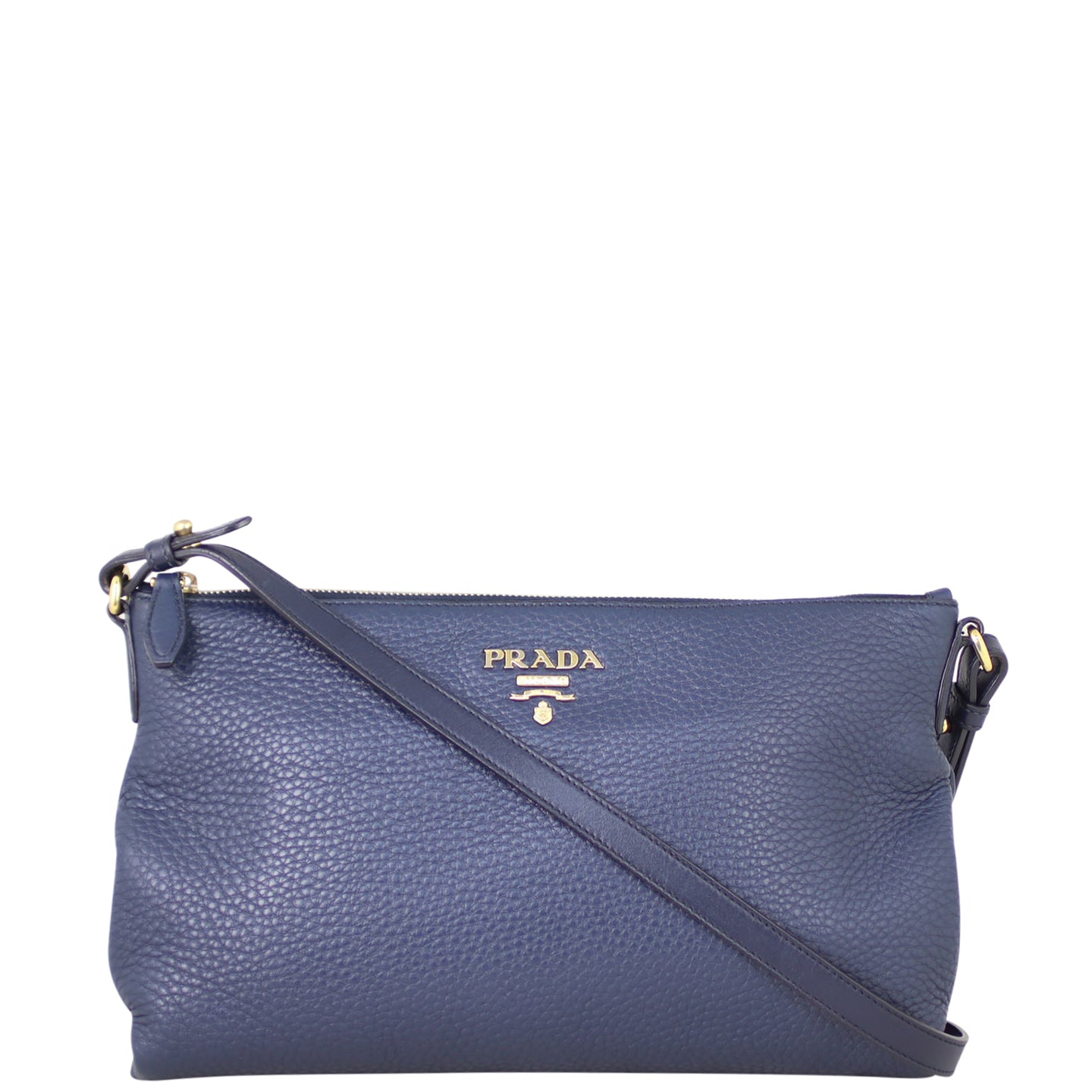 Prada Vitello Phenix Crossbody Bag Front