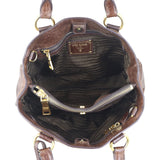 Prada Vitello Shine Two-Way Tote Whole interior