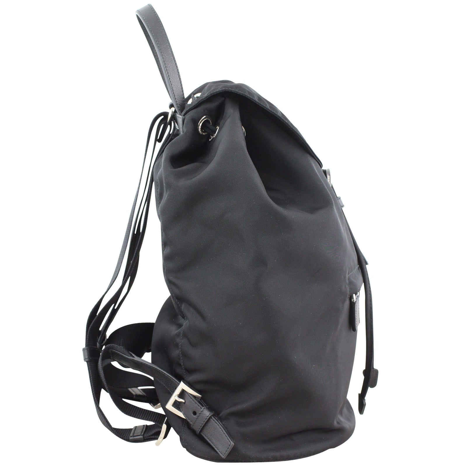 Prada Zainetto Vela Medium Drawstring Backpack Right