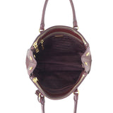 Prada Saffiano Galleria Double Zip Tote Small Interior