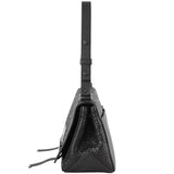 Proenza Schouler Courier Woven Shoulder Bag Left