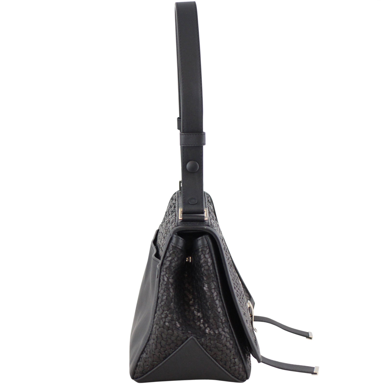 Proenza Schouler Courier Woven Shoulder Bag Right