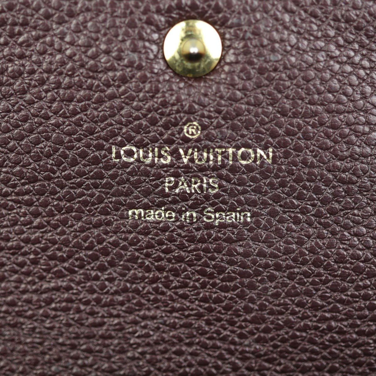 Louis Vuitton Curieuse Wallet Monogram Empreinte Stamp
