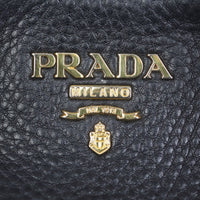 Prada Vitello Daino Side Pocket Tote Hardware
