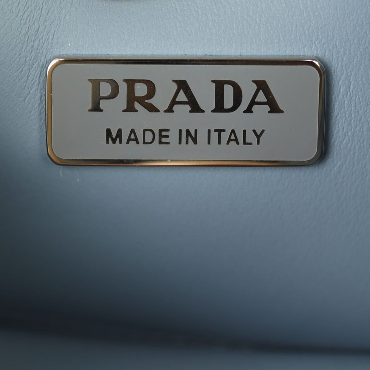 Prada Tessuto Studded Etiquette Mini Crossbody Stamp

