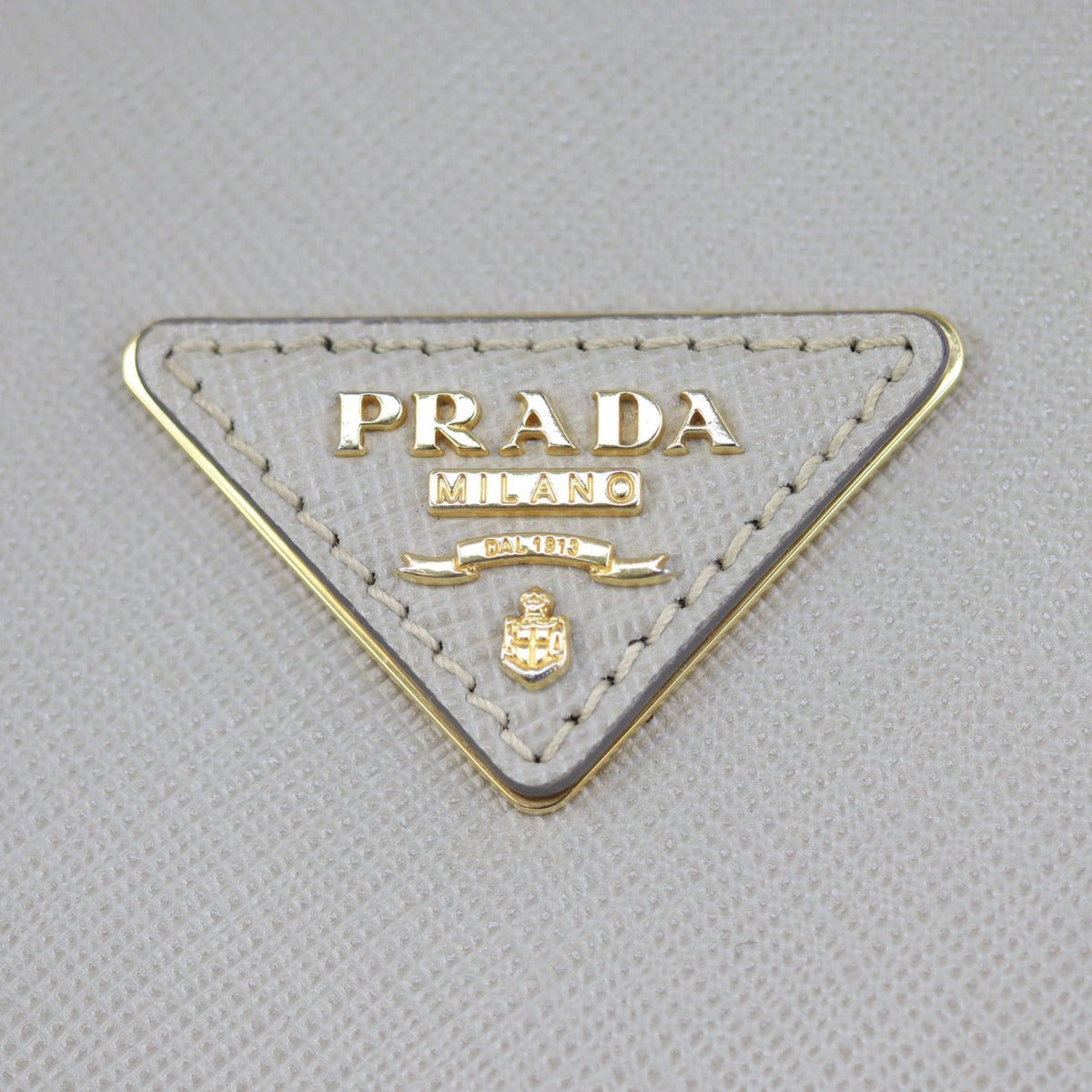 Prada Saffiano Lux Bauletto Tote Hardware
