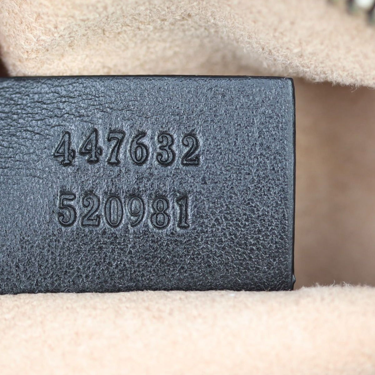 Gucci GG Marmont Small Camera Bag Date code
