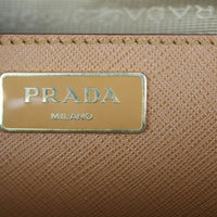 Prada Saffiano Lux Galleria Double Zip Tote Medium Stamp
